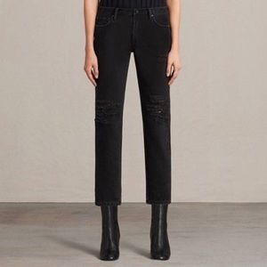All saint black muse jeans 27 NWOT